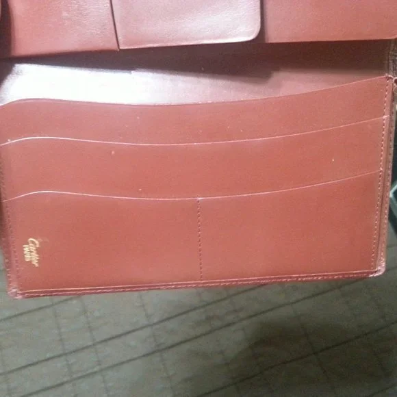 Vintage Cartier Long Wallet / Check holder Bifold Unisex - Picture 6 of 9